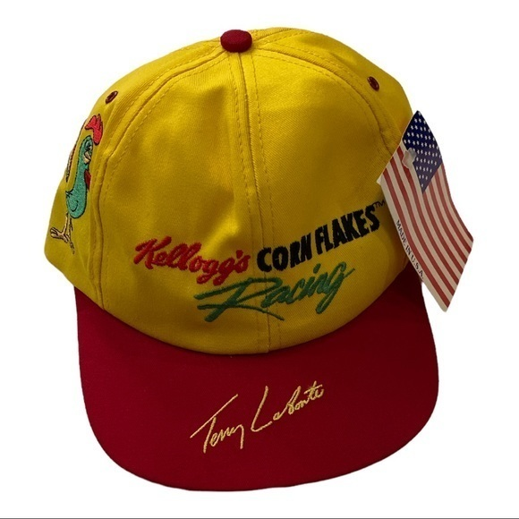 TERRY LABONTE #5 KELLOGG'S CORN FLAKES‎ NASCAR SnapBack HAT - Picture 1 of 11